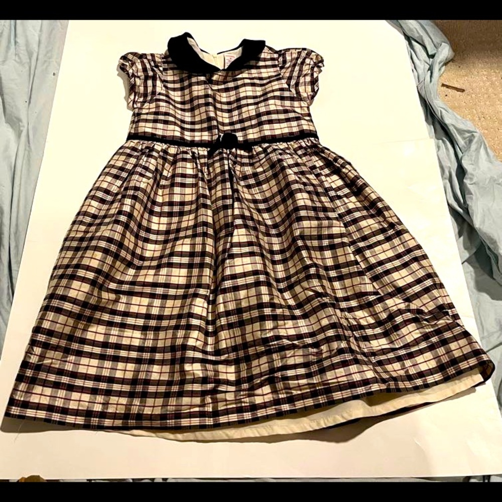Gymboree silk dupioni dress size 18-24. EUC